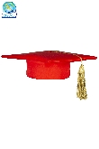 CAPPELLO LAUREA ROSSO ADULTO